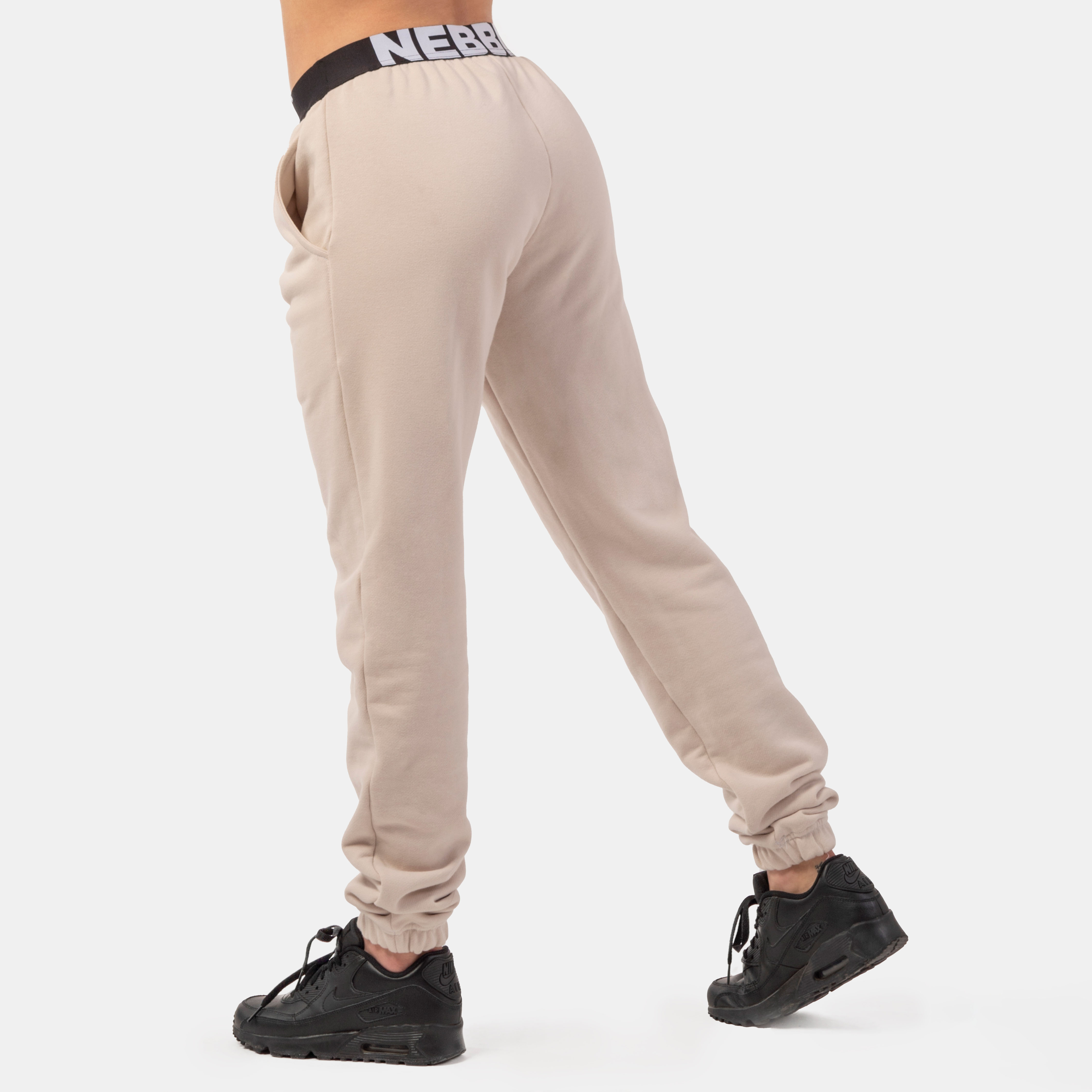 Iconic Mid-Waist Sweatpants, cream - 2