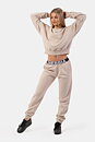 Iconic Mid-Waist Sweatpants, cream