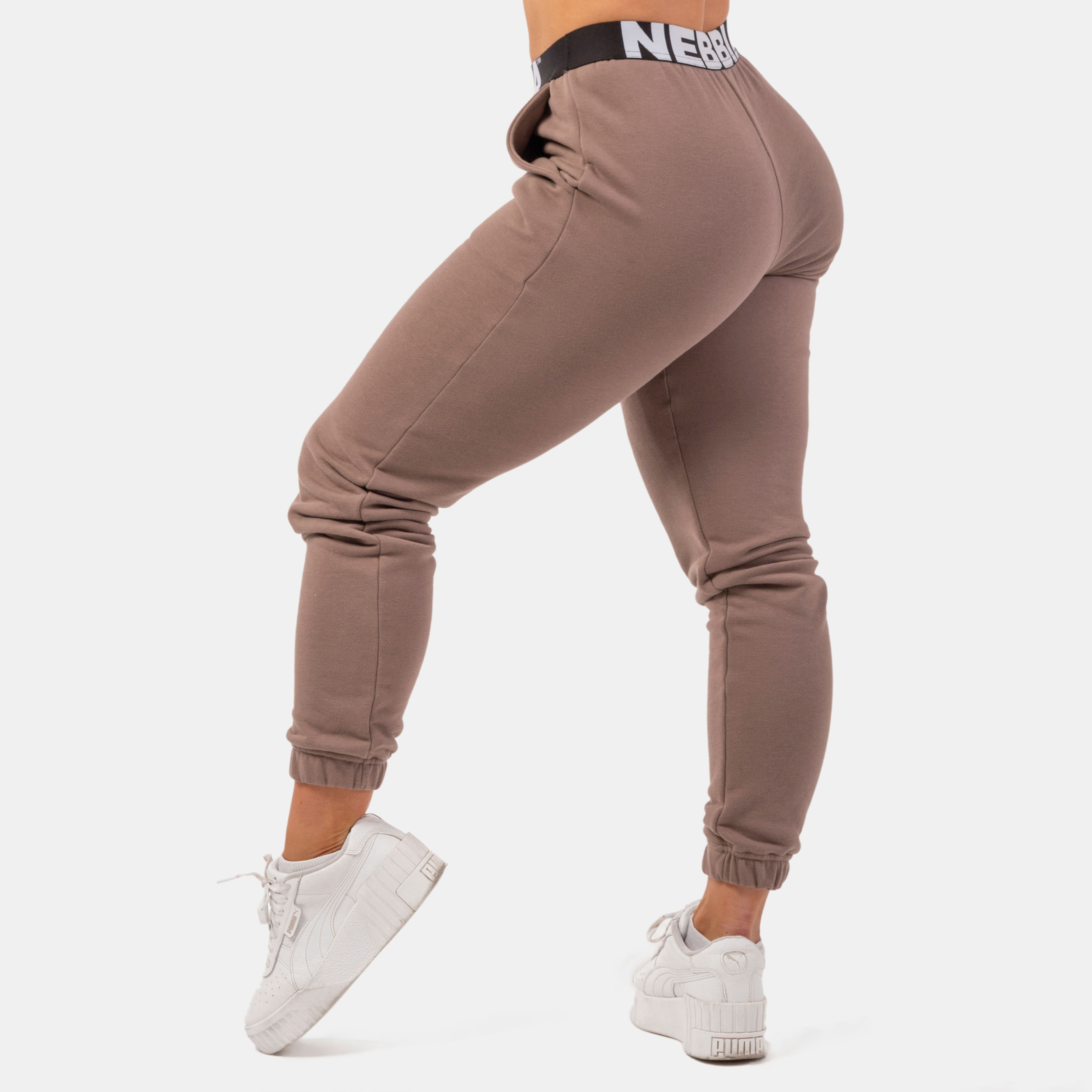Iconic Mid-Waist Sweatpants, brown - 2