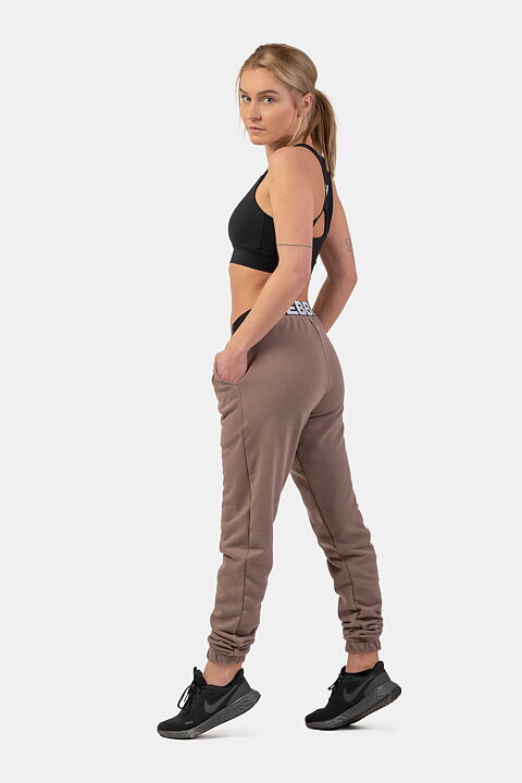 Iconic Mid-Waist Sweatpants, brown