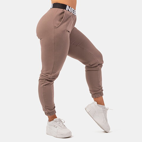 Iconic Mid-Waist Sweatpants, brown