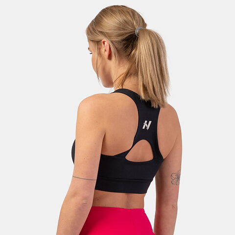 Active Sports Bra with medium impact, black