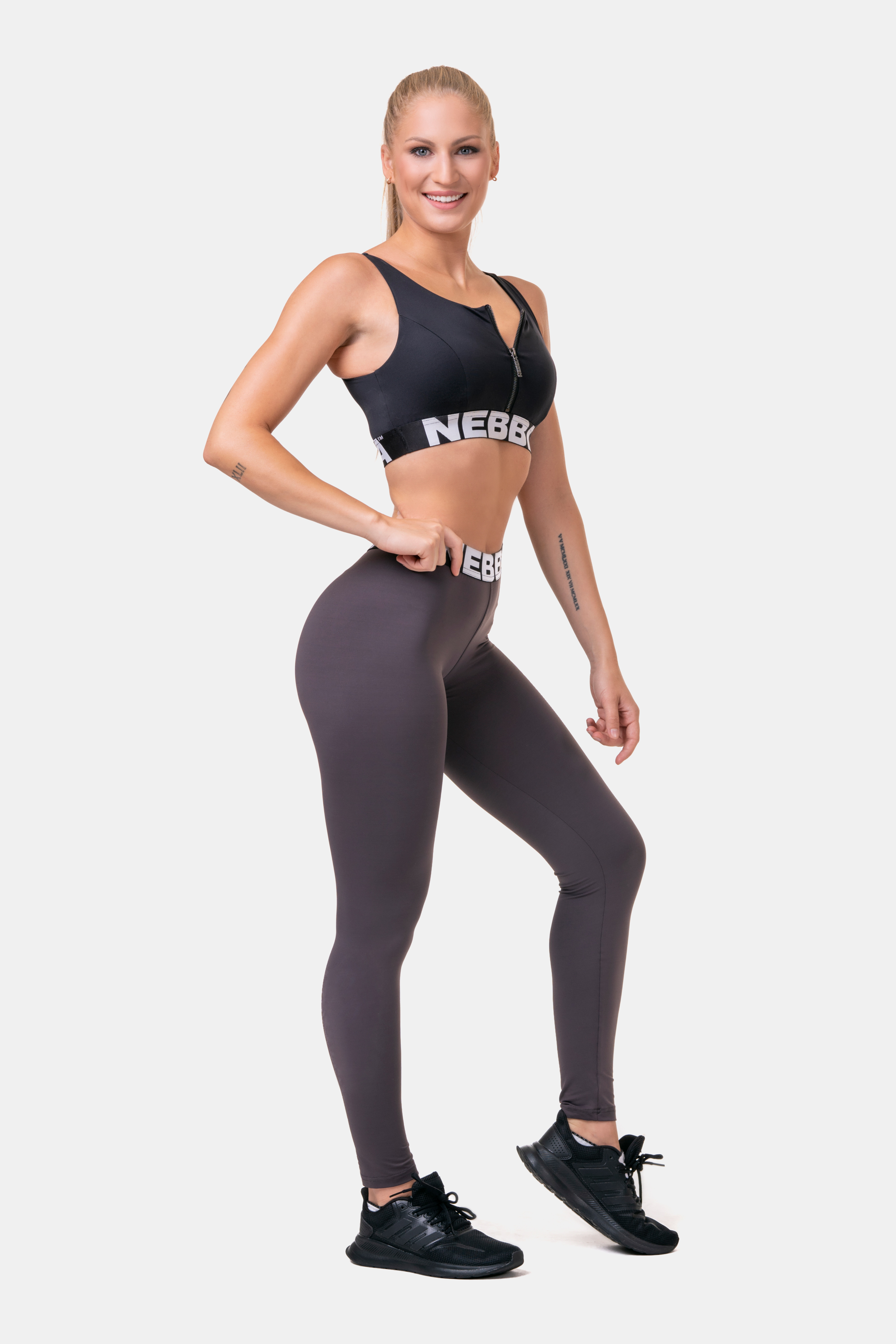 Squat HERO Scrunch Butt leggings, marron - 3
