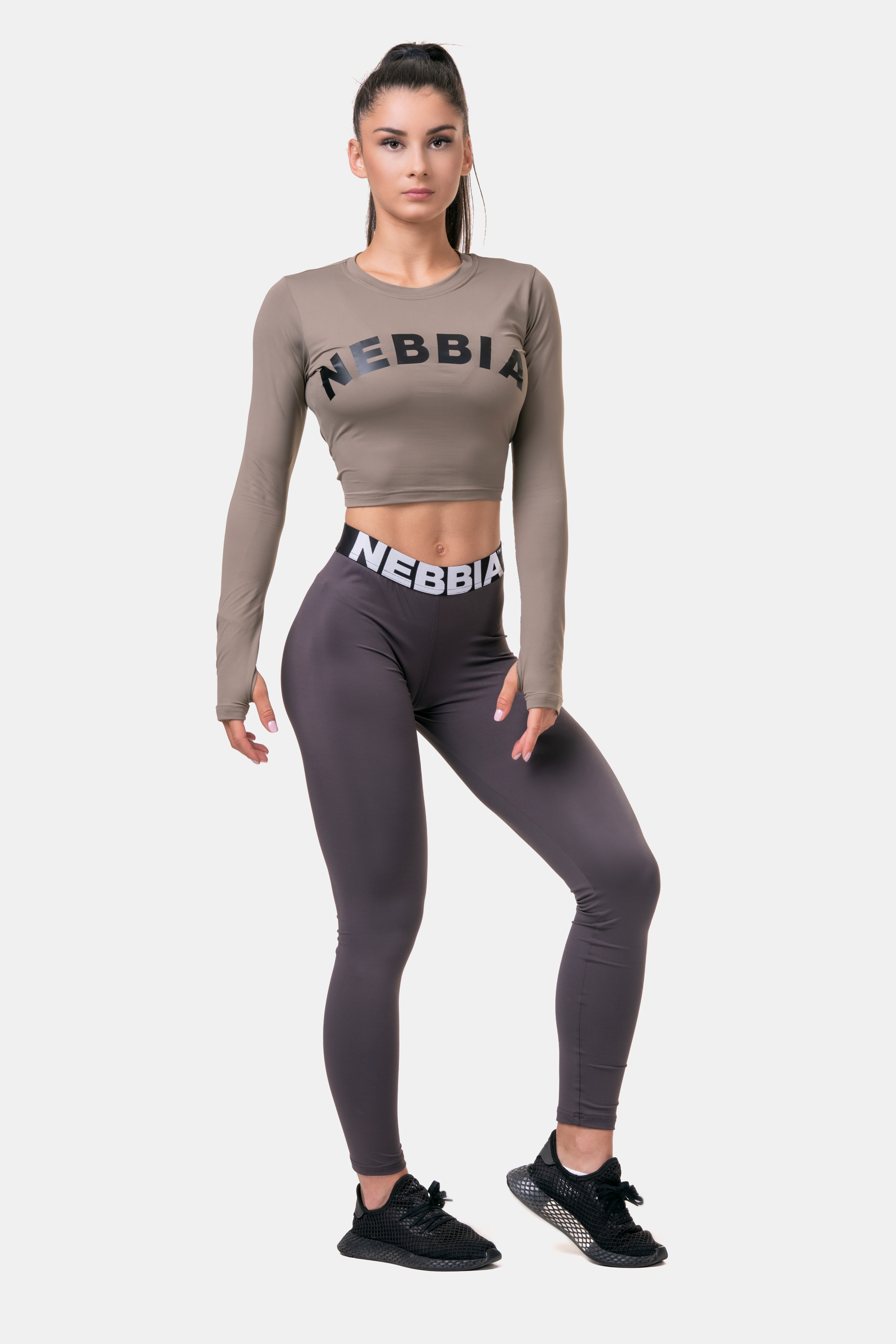 Squat HERO Scrunch Butt leggings, marron - 9