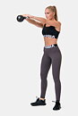 Squat HERO Scrunch Butt leggings, marron