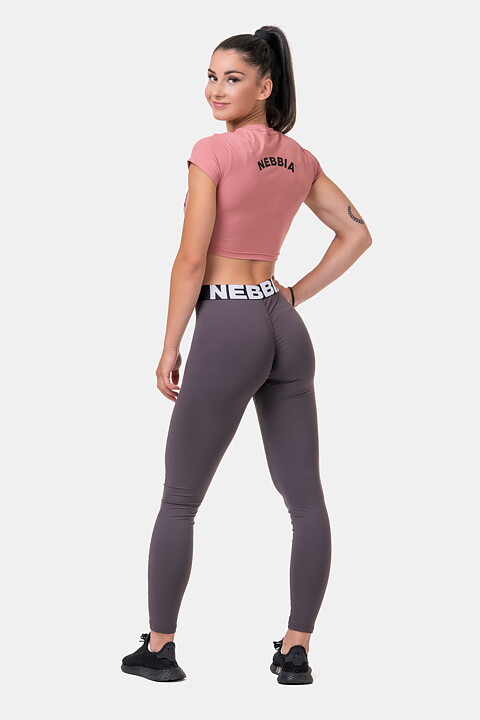 Squat HERO Scrunch Butt leggings, marron