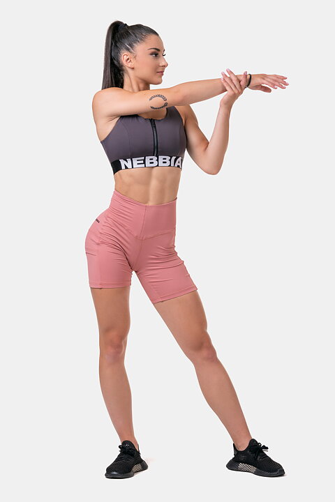 Fit Smart Biker Shorts, old rose
