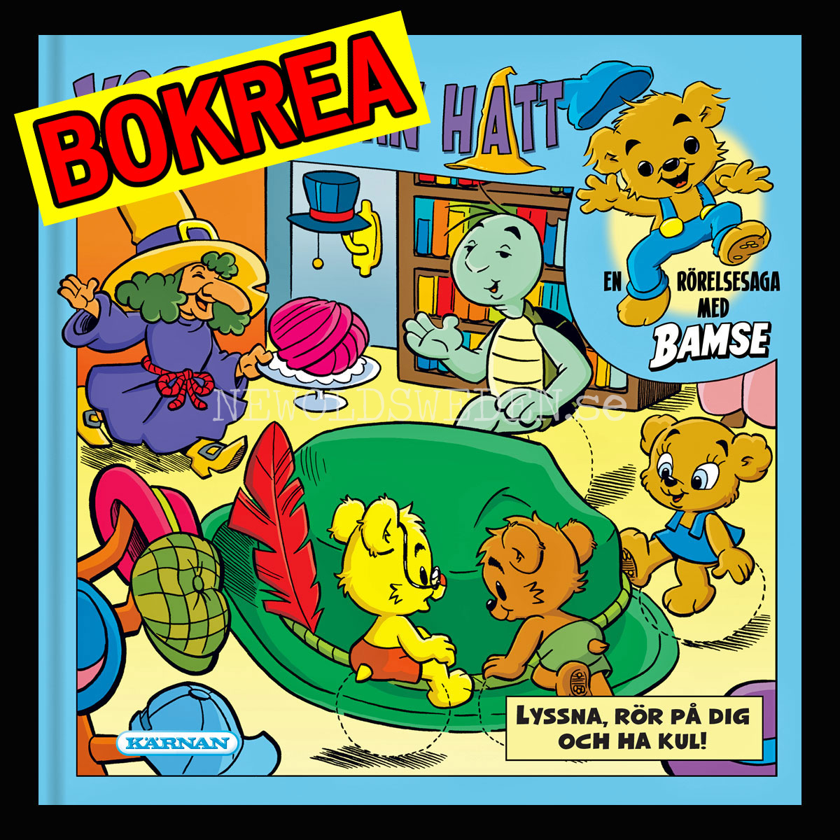BAMSE - YOGA MED HÄXAN HATT RÖRELSESAGA MED BAMSE - H02