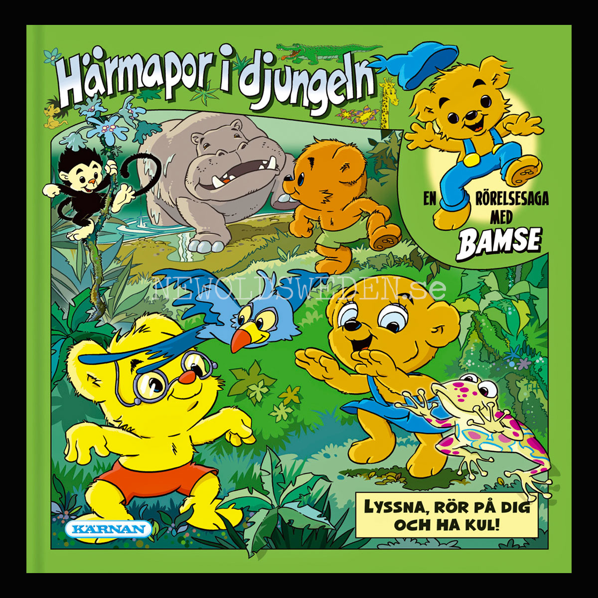 BAMSE - HÄRMAPOR I DJUNGELN RÖRELSESAGA MED BAMSE - H02 - 2