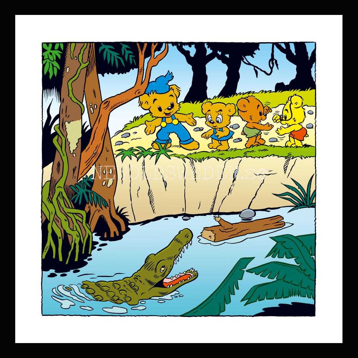 BAMSE - HÄRMAPOR I DJUNGELN RÖRELSESAGA MED BAMSE - H02 - 4
