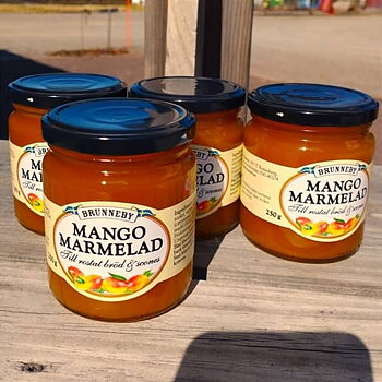 Mangomarmelad, marmelad av mango, 250g