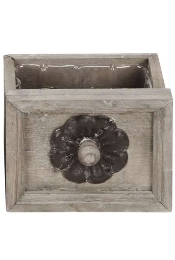 Trälåda - Låda - Shabby Chic - 14x12x11 cm - 2