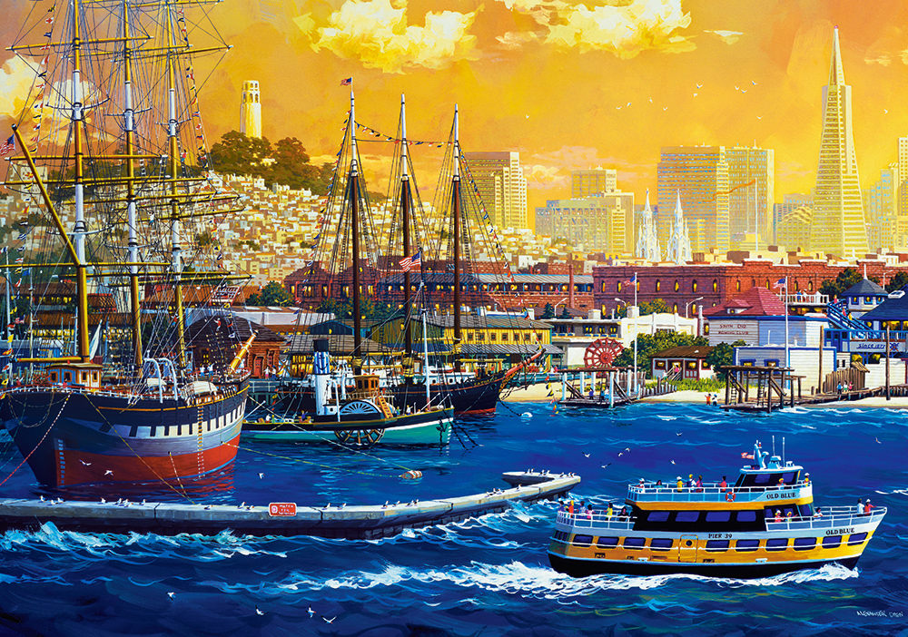 San Francisco Harbour, 500-bitarspussel (B-53735)