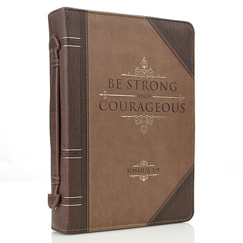 Bibelfodral - Be strong and courageous
