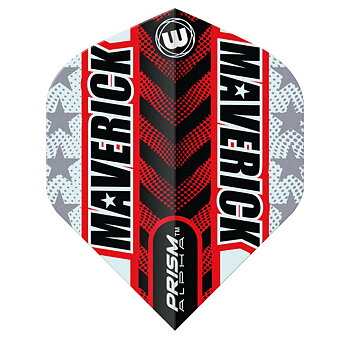 Winmau Prism Alpha Maverick Grå & Röd Standard NO2
