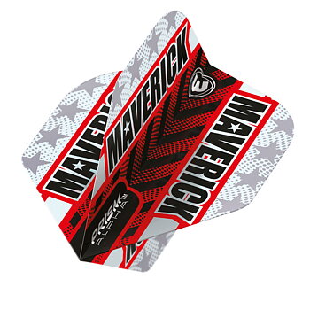Winmau Prism Alpha Maverick Grå & Röd Standard NO2