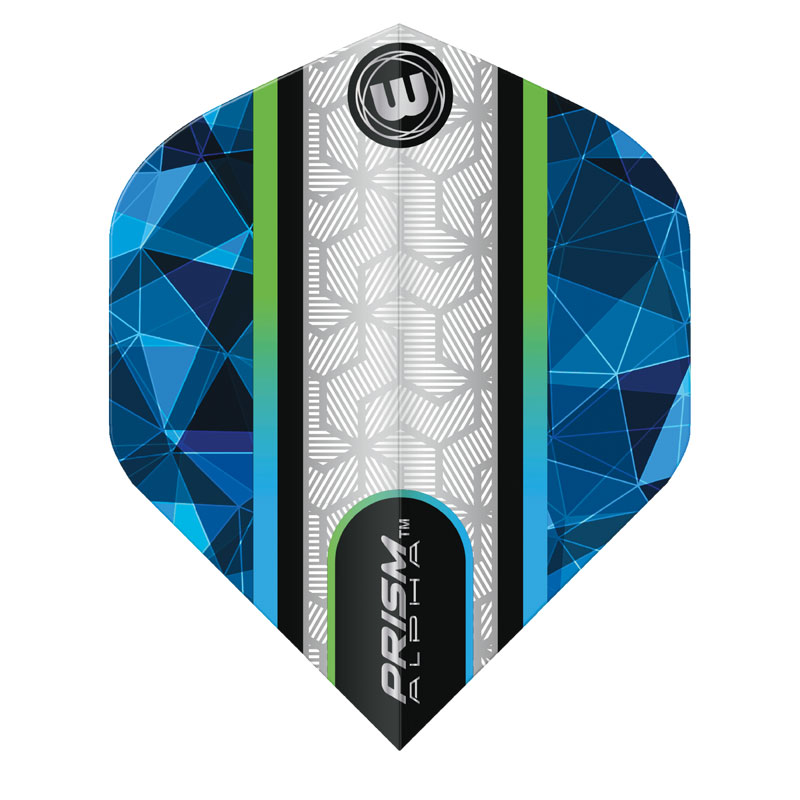 Winmau Prism Alpha Poseidon Vita & Blå  Standard NO2