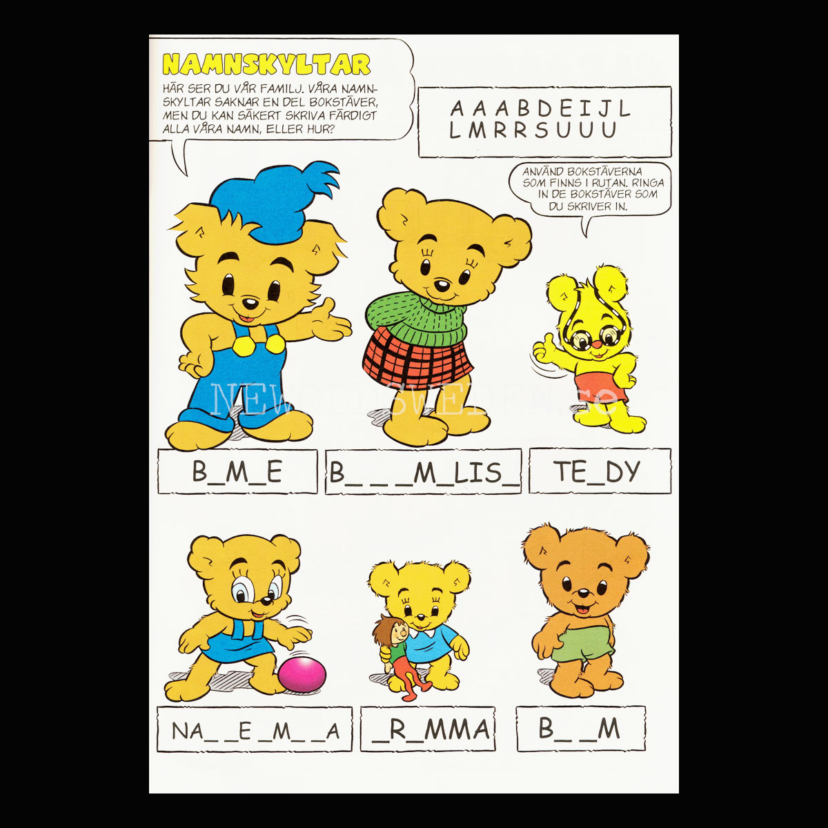 LÄS OCH SKRIV MED BAMSE - S1 - 2