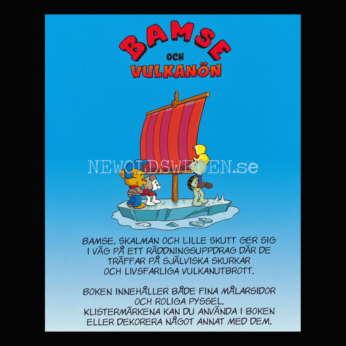 MÅLARBOK OCH PYSSELSIDOR MED BAMSE - S2 - 5