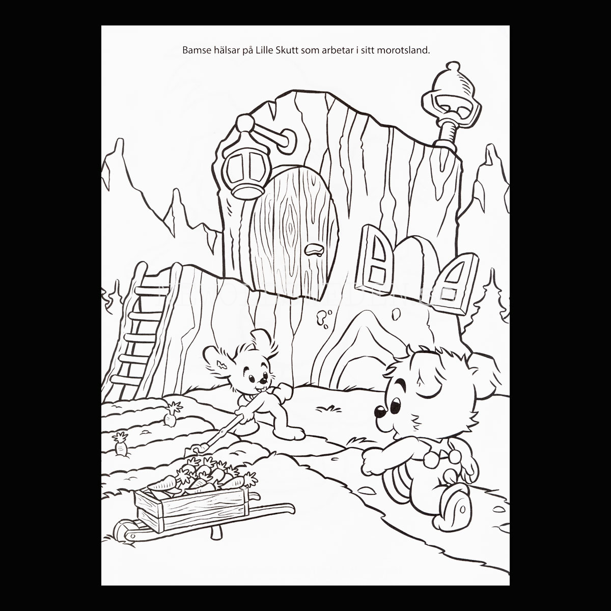 MÅLARBOK MED BAMSE - S1 - 3