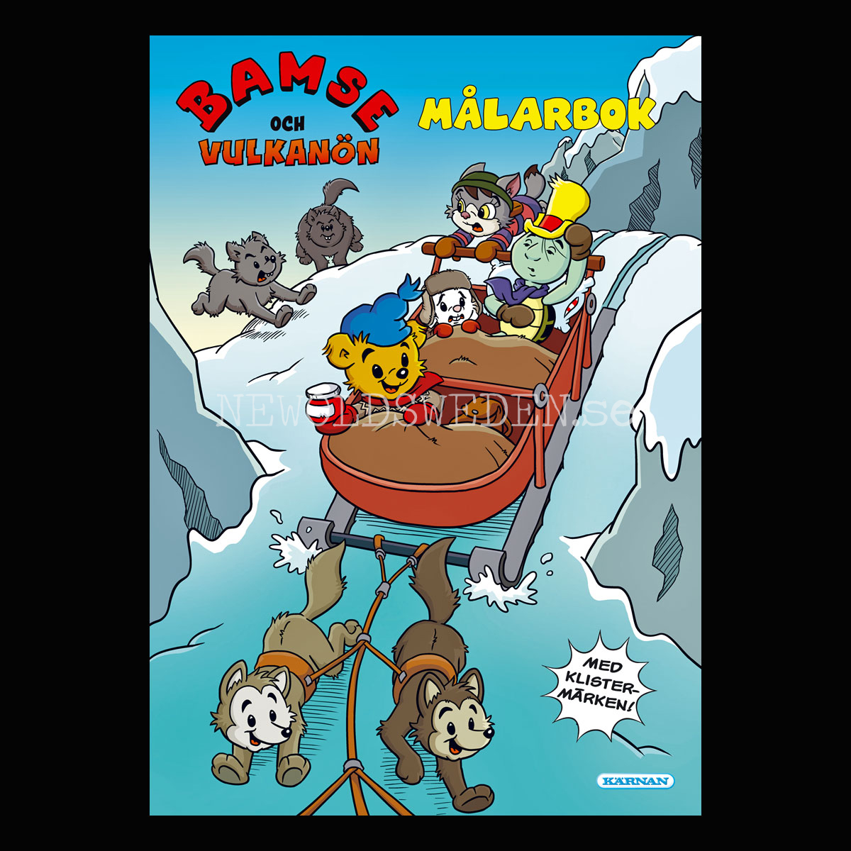 MÅLARBOK MED BAMSE - S1