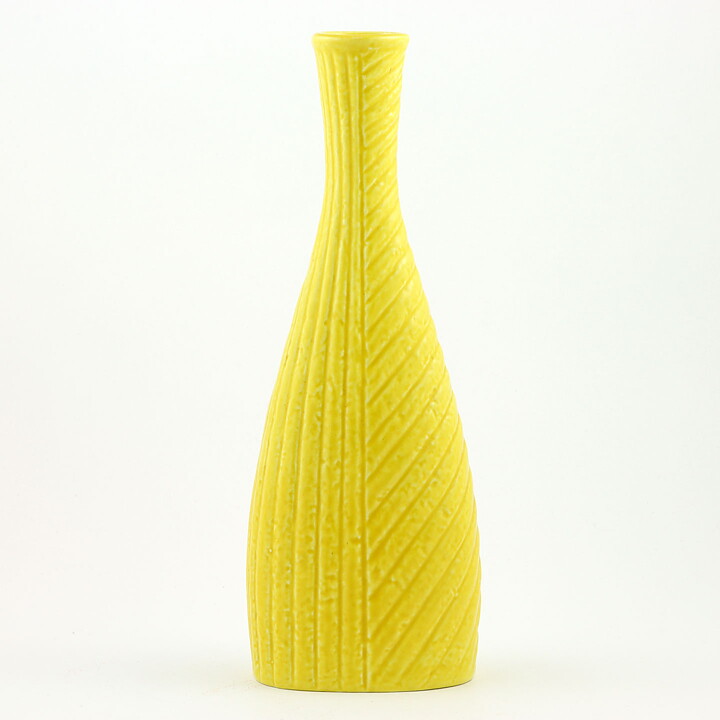 Gunnar Nylund (Gula Serien 1954) Yellow Bottle Vase 30 cm