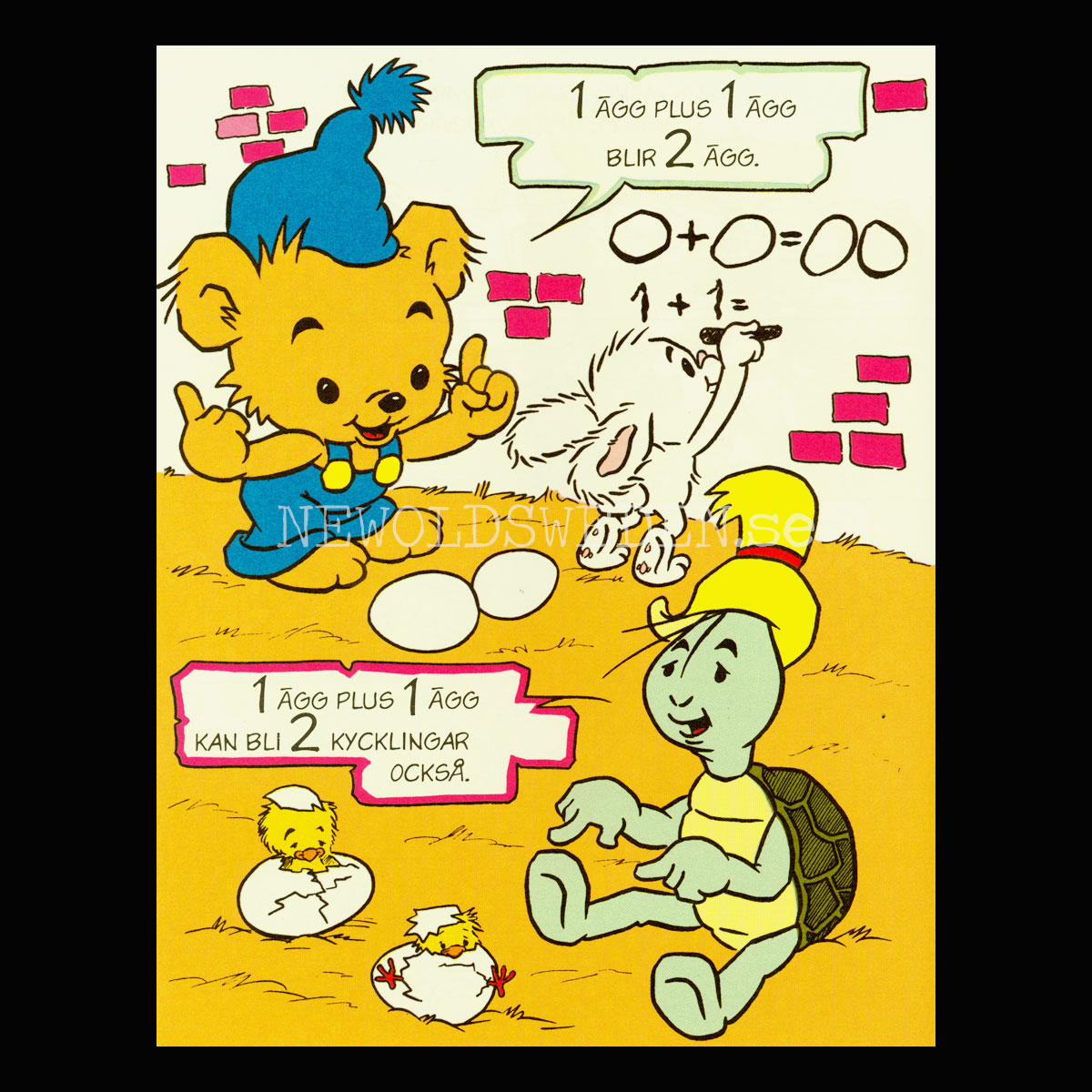 BAMSES SKOLA MÅLA + RÄKNA - S1-2 - 3