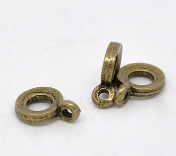 Connector / bail   Bronze ring