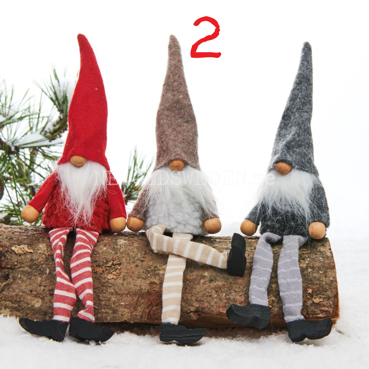 Luvtomte Brun No: 2 Mjuk 25 cm