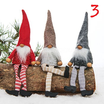 Luvtomte Grå No: 3 Mjuk 25 cm