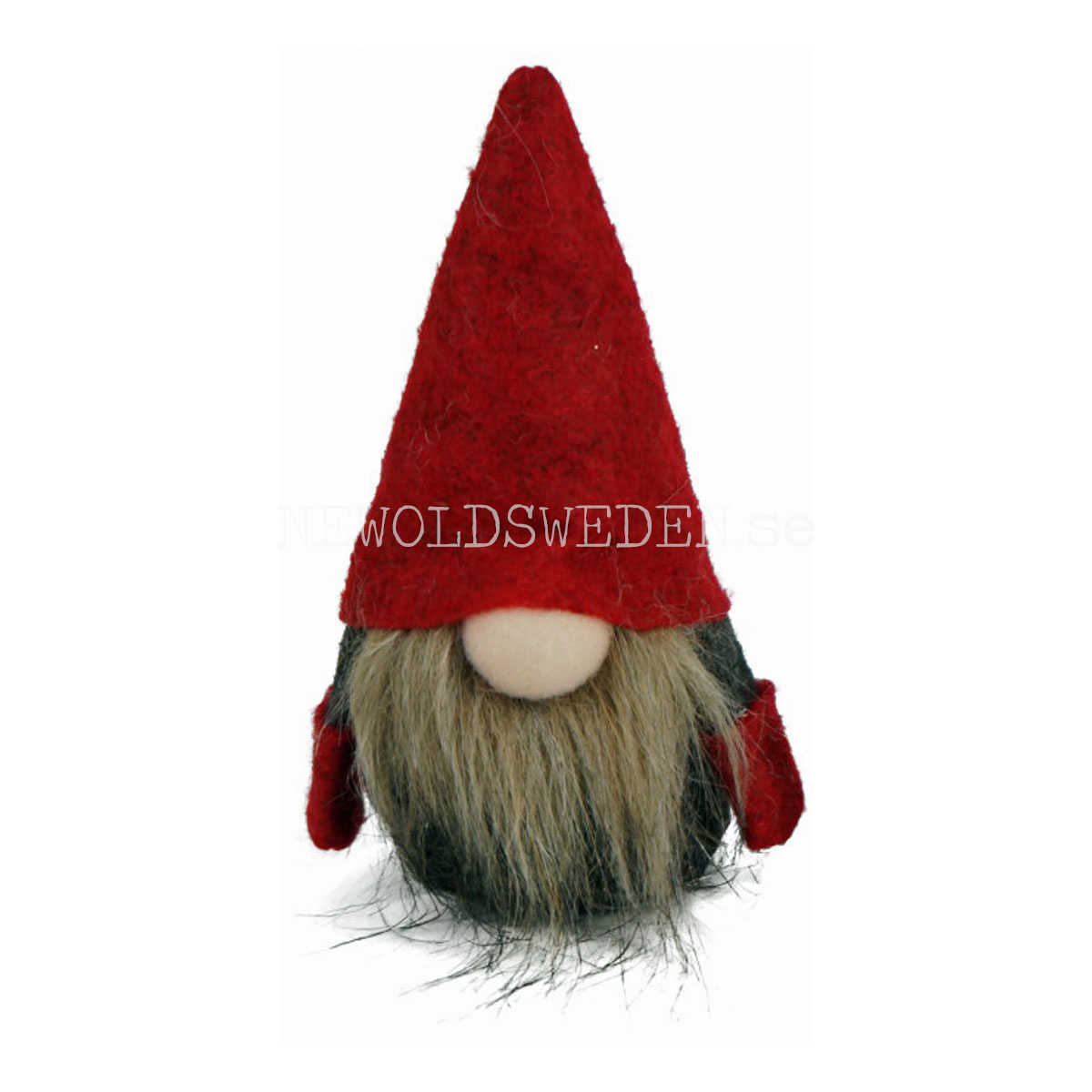 Luvtomte Mörkröd hatt 12 cm