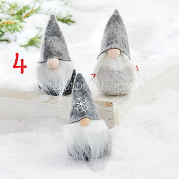 Luvtomte Grå No: 4 Mjuk  9 cm