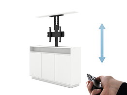 M AV Cabinet TV-Lift 65” White