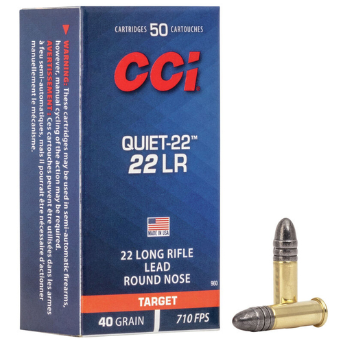 CCI 22 LR Quiet-22 40GR