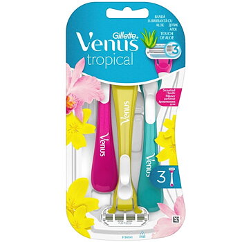 Engångsrakhyvlar 3st  Gillette Venus Tropical