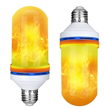 E27 Eldlampa 3 lägen Flame lamp