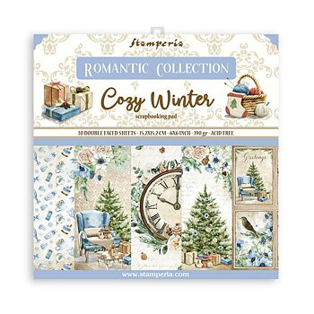 Stamperia PP 6x6  -Romantic Cozy winter