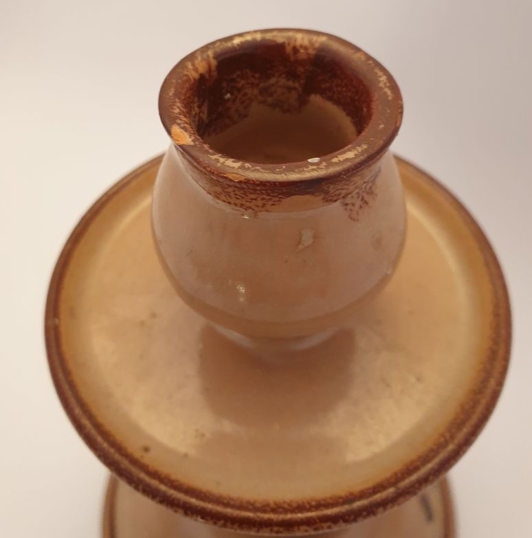 Gabriel handpainted candlestick 1930s - 3