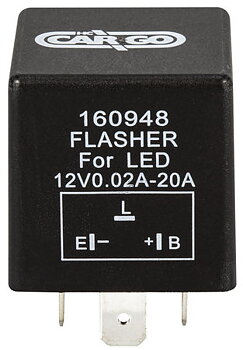 Blinkrelä led 3-pol 12V
