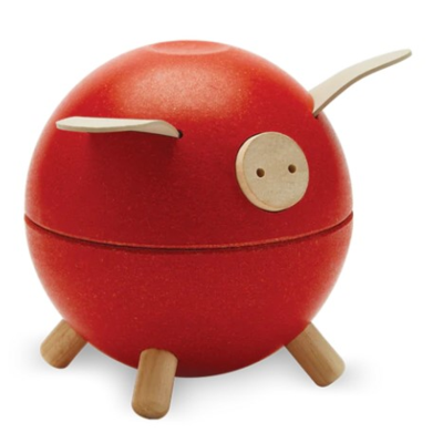 Säästölipas Pig - Punainen