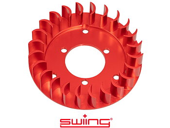 Flywheel Swiing Hole Muster für Bosch/Ducati und HPI Schwungräder. CNC gefrästes rot eloxiertes Aluminium.