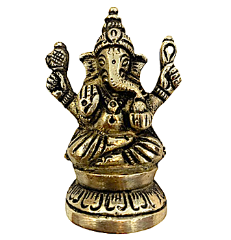Ganesha Idol made of Brass 7cm