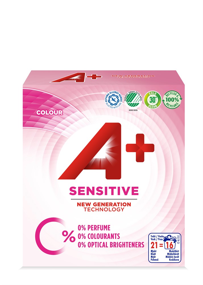 A+ Sensitive Colour Pulver 700gr