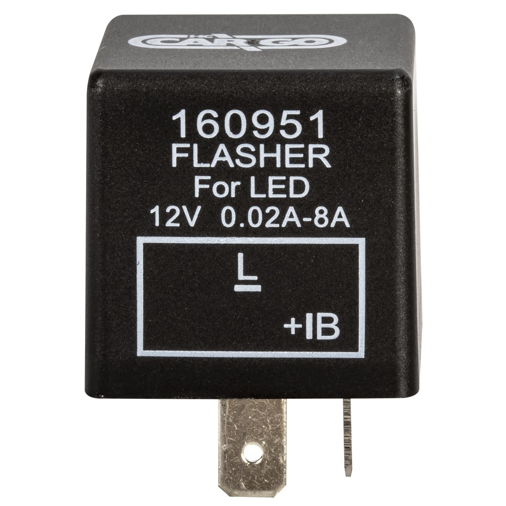 Blinkrelä Led  2-pol 12V