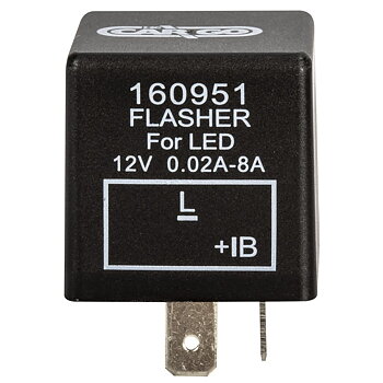 Blinkrelä Led  2-pol 12V