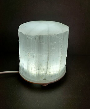 Selenit Lampa  med Led lampa - 8cm