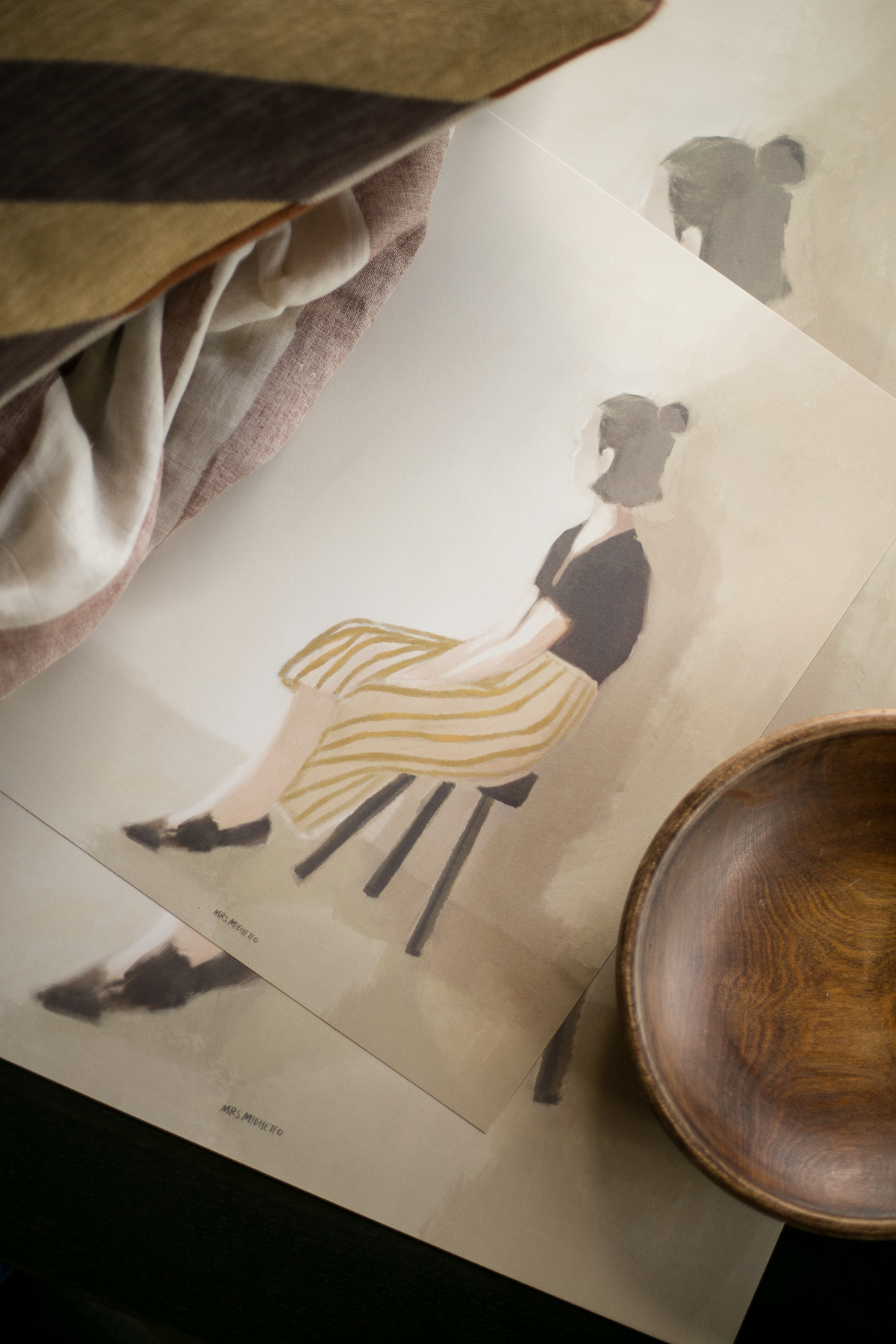 Mrs Mighetto "Lady Cecilia" 30x40 cm Poster