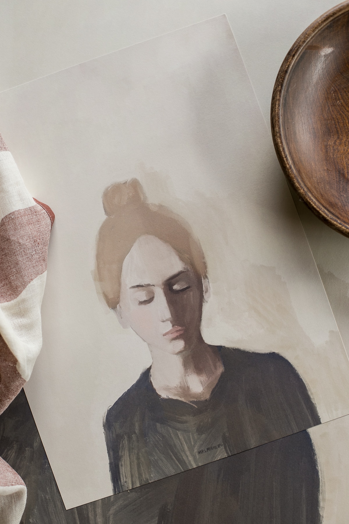 Mrs Mighetto "Lady Carin" 50x70 cm Poster