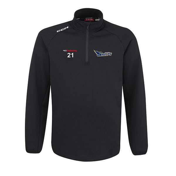 CCM Locker Room 1/4 Zip Top Jämshög Saints