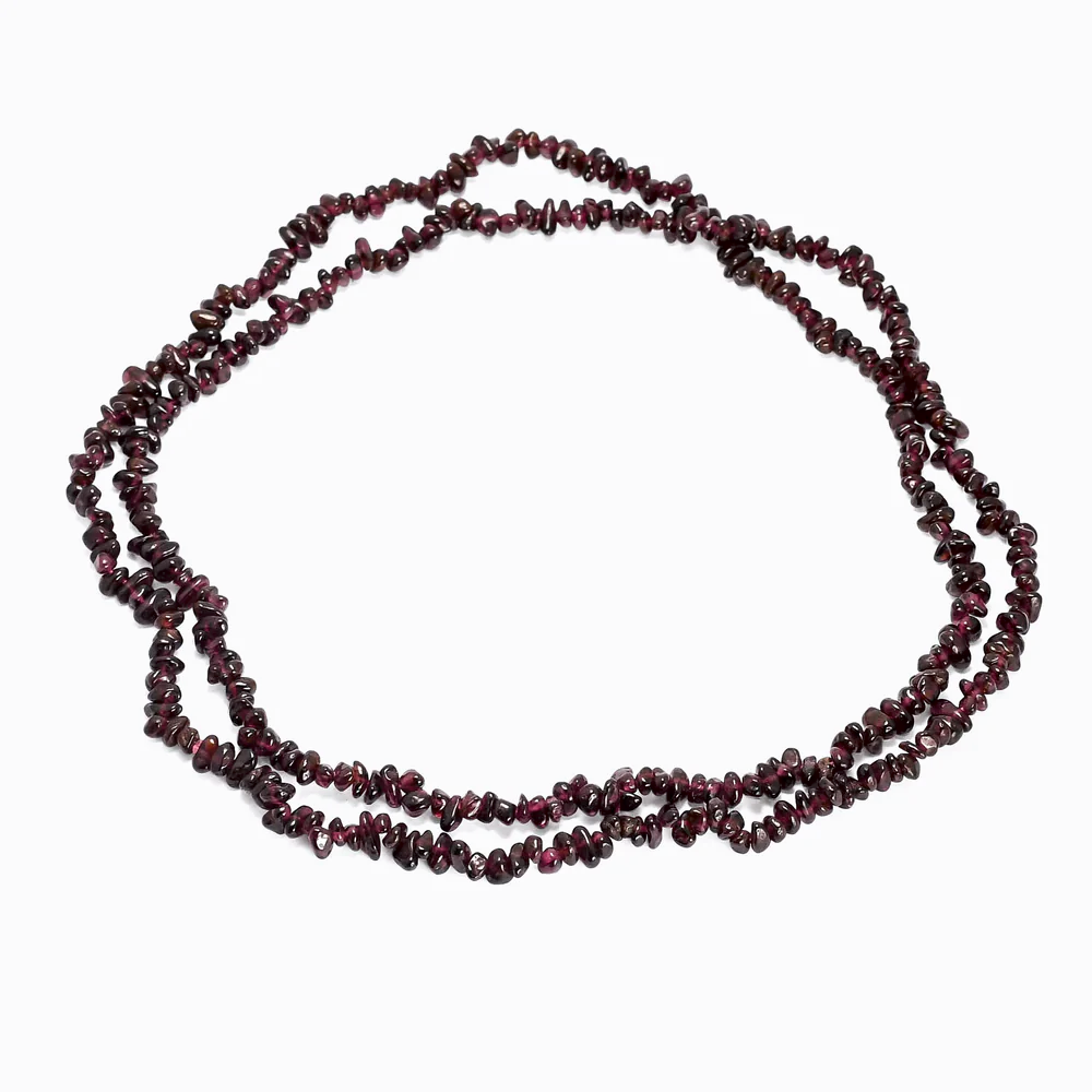 Granat Chip Halsband